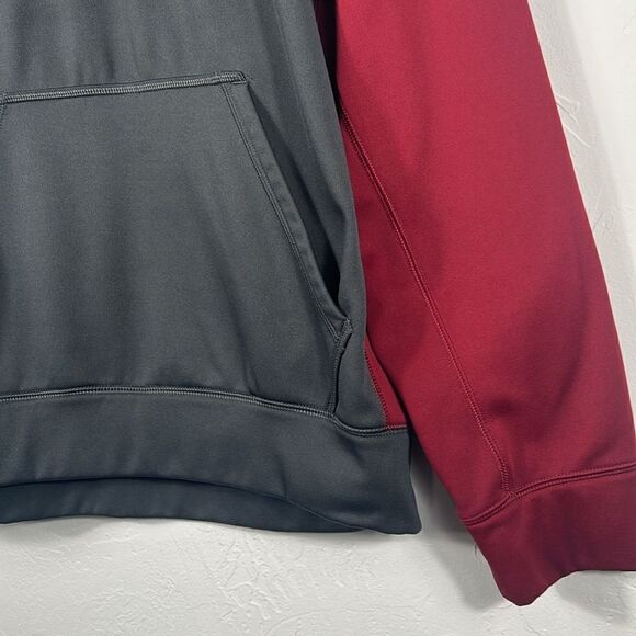 🔥 NIKE Therma-Fit HOODIE Just Do It Pullover Polyester Sweatshirt - Men Sz M - Picture 7 of 11